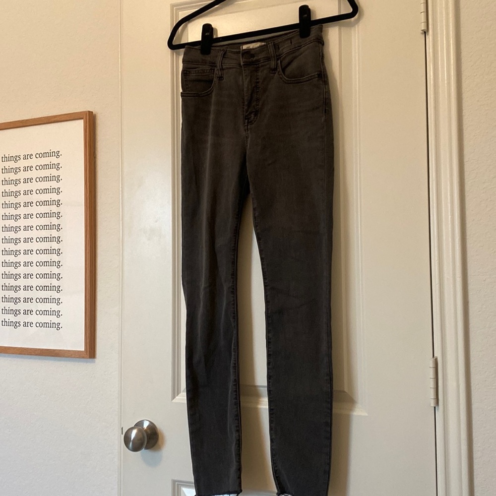 Madewell 10 inch high rise skinny jeans